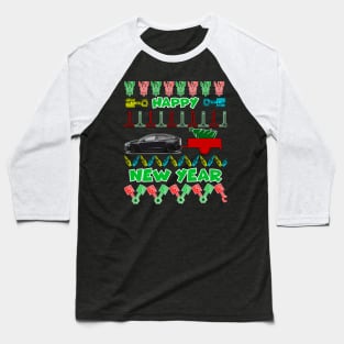 Merry chrismas, car guy, car enthusiast merry chrismas (Tesla) Baseball T-Shirt